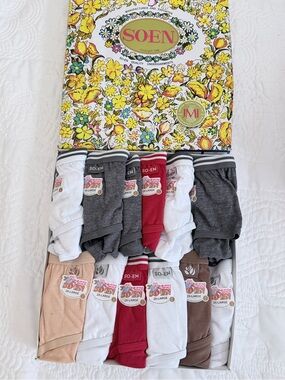 SO-EN Mixed Cotton Briefs Assorted Colors - 12 Pack XXL